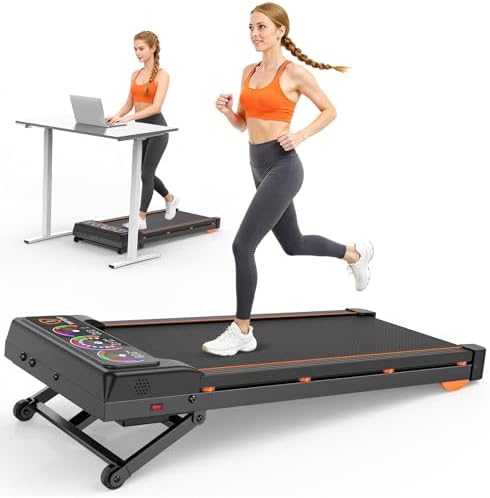 Walking Pad Treadmill with 15% 12-Level Auto Incline, 450 Lbs Capacity, Trisomy 3.5HP