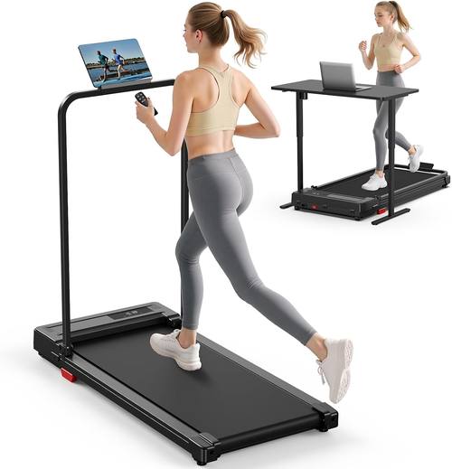 Walking Pad Treadmill for Home, folding with handle bar